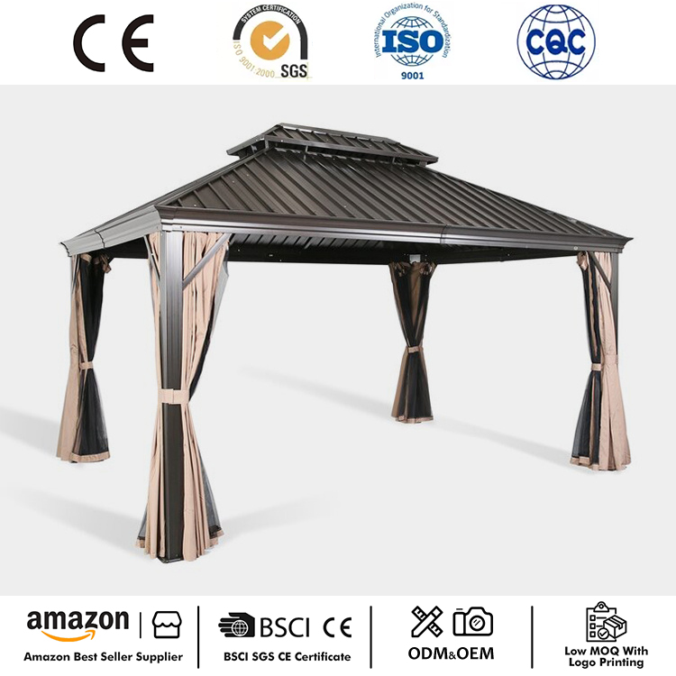 12' x 10' Алуминиумска рамка Тврдо белведер