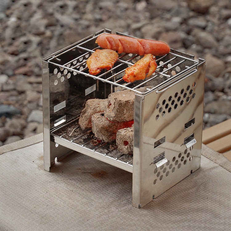 Кампување BBQ шпорет горилник
