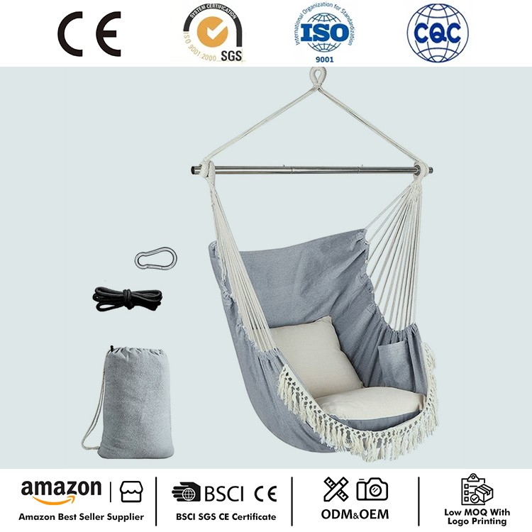 Пренослив висечки стол Macrame со страничен џеб