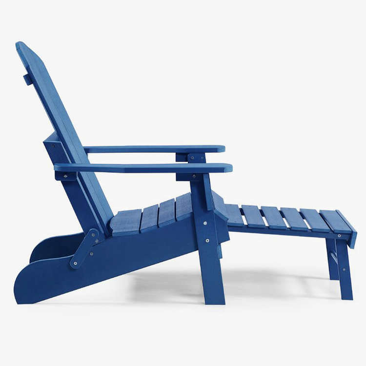 Смола виткање Adirondack стол со отомански